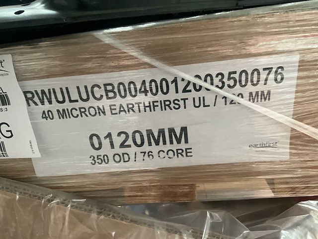 Kartonnen boxen met plastic restanten (10x) en diverse rollen - afbeelding 6 van  21