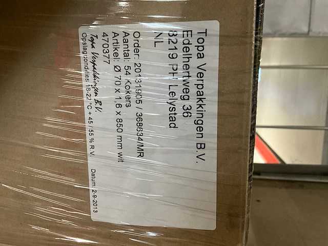 Kartonnen kokers (162x) + werktafel - afbeelding 3 van  6