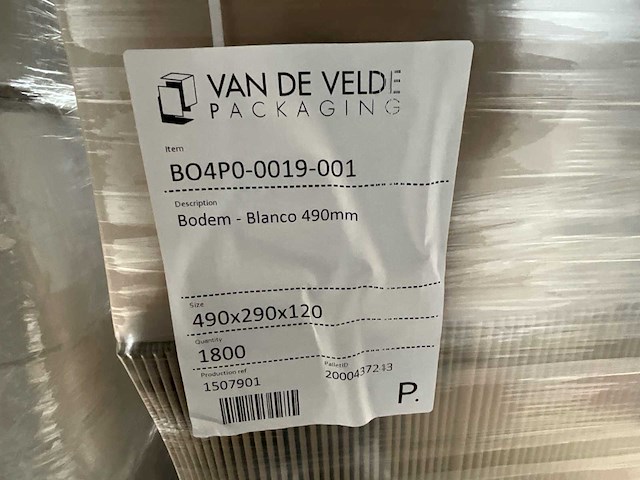 Kartonnen trays met deksels – 490x290x120 mm - afbeelding 4 van  4