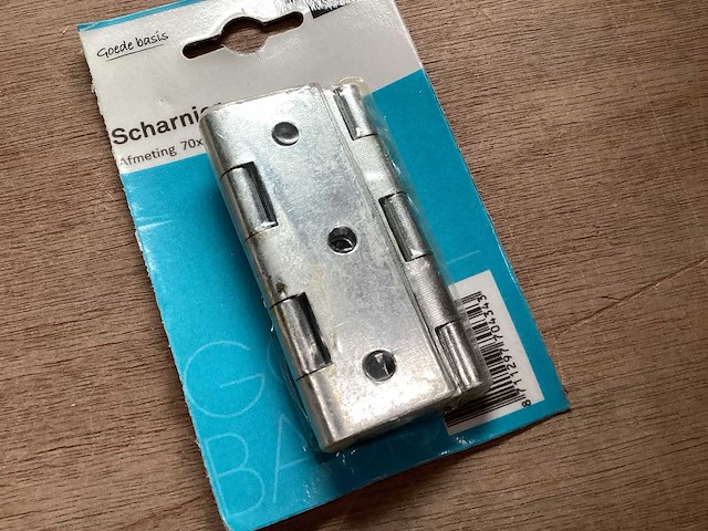 Karwei scharnier verzinkt, 70x51 mm, 3 pack (70x) - afbeelding 3 van  3