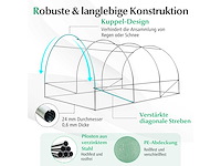 Kas met metalen structuur 4x3x2m - afbeelding 3 van  7