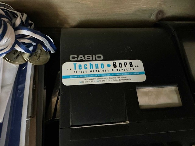 Kassa casio compleet met metalen geldlade - afbeelding 2 van  4