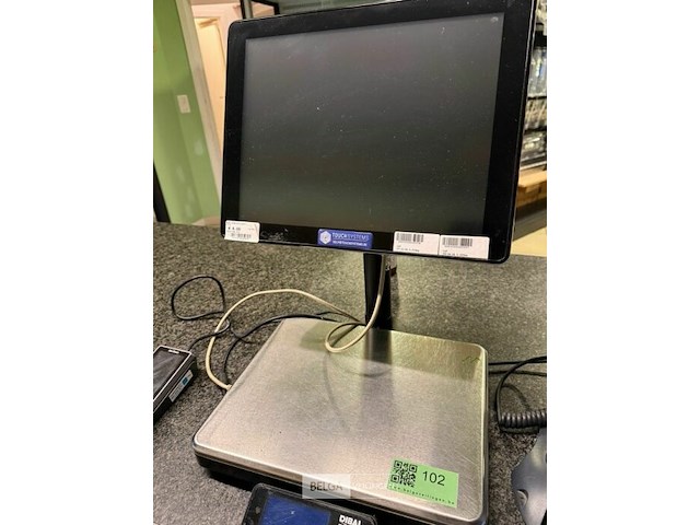 Kassasysteem met weegschaal - afbeelding 2 van  5