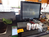 Kassasysteem vv scherm en bankcontact - afbeelding 1 van  2