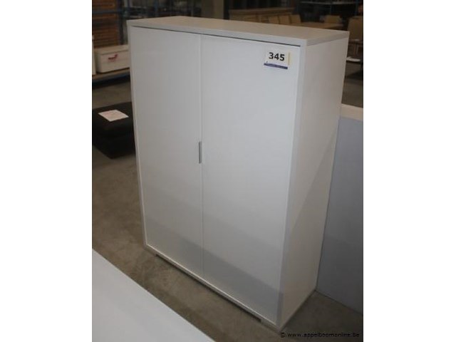 Kast 2 deuren hoogglans wit - afbeelding 1 van  2