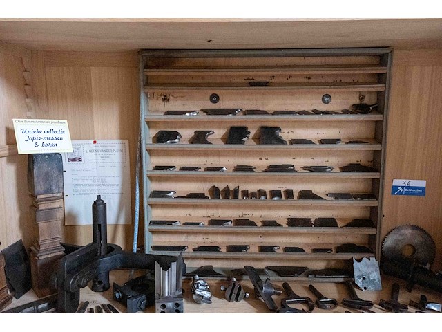 Kast 6_unieke collectie topie messen en boren - afbeelding 4 van  6