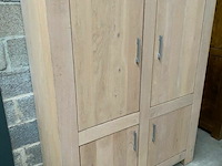 Kast eik natuur met 4 deuren - afbeelding 1 van  3