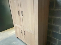 Kast eik natuur met 4 deuren - afbeelding 2 van  3