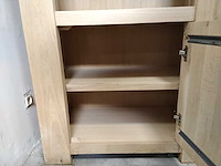 Kast massief eik (2x) - afbeelding 2 van  2