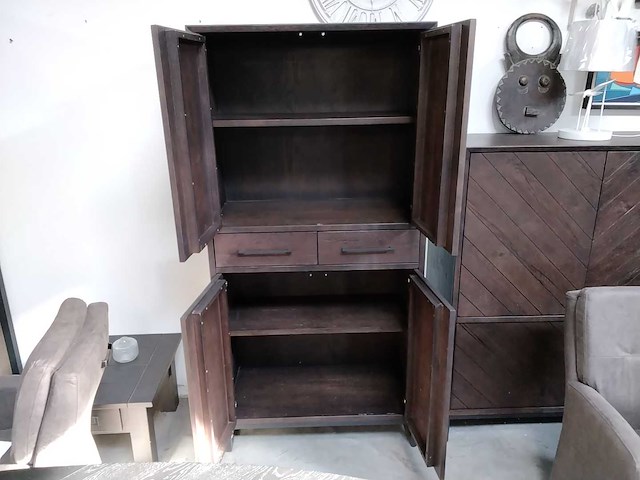 Kast massief eik - afbeelding 2 van  3