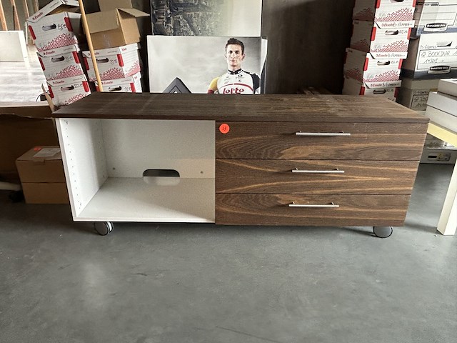 Kast met lades op wielen - afbeelding 3 van  5