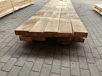 Kastanje balken 80x200 mm (10x) - afbeelding 4 van  5