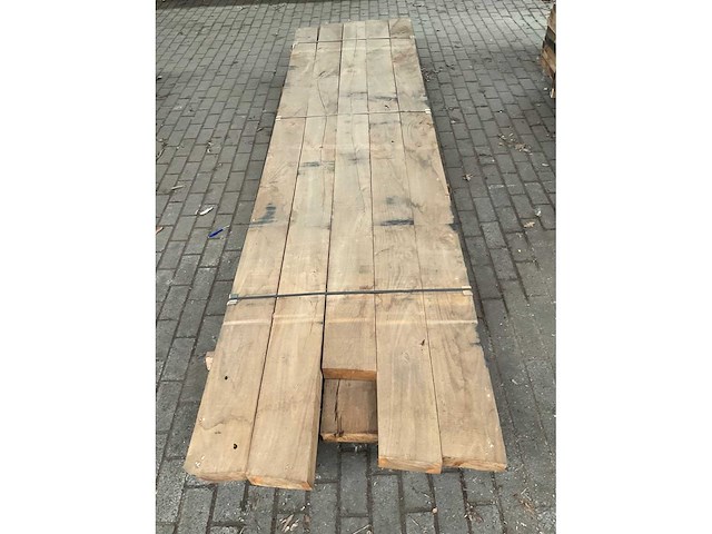 Kastanje balken 80x200 mm ca. 0,56 m³ - afbeelding 5 van  5