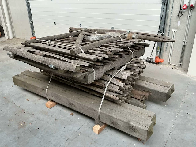 Kastanjehout tuinpoort - afbeelding 3 van  8