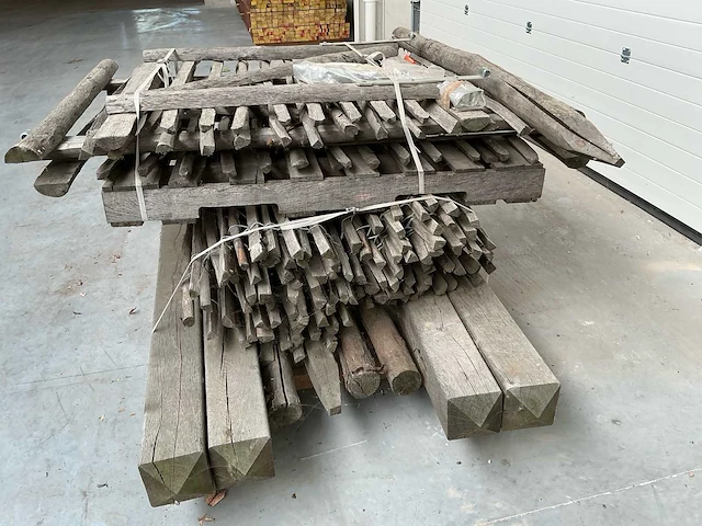 Kastanjehout tuinpoort - afbeelding 4 van  8