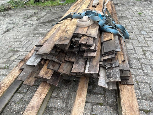 Kastanjehouten planken (200x) - afbeelding 2 van  3