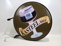 Kasteelbier lichtreclame dubbelzijdig