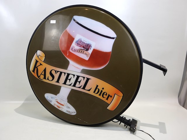 Kasteelbier lichtreclame dubbelzijdig - afbeelding 3 van  6