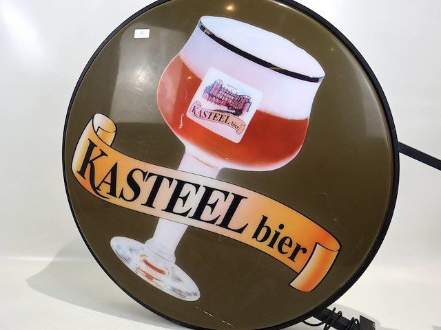 Kasteelbier lichtreclame dubbelzijdig - afbeelding 4 van  6
