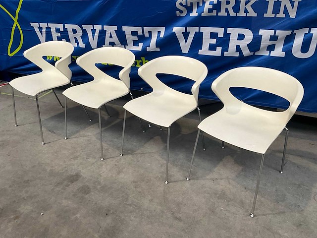 Kastel kicca design stoel (4x) - afbeelding 1 van  8