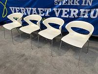 Kastel kicca design stoel (4x)