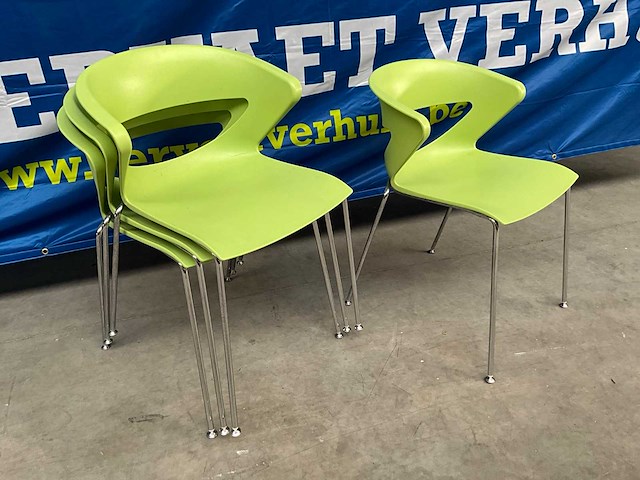Kastel kicca design stoelen (4x) - afbeelding 1 van  7