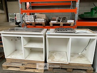 Kastje met kookplaat + kastje met spoelbak - afbeelding 1 van  4