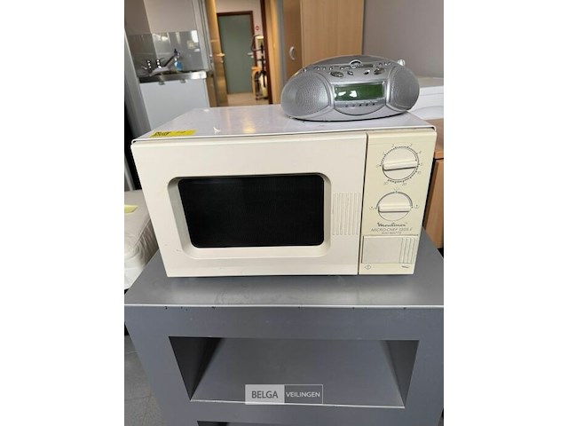 Kastje + microgolfoven + radio - afbeelding 3 van  5