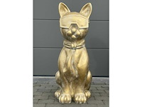 Kat met bril witgoud - afbeelding 4 van  4