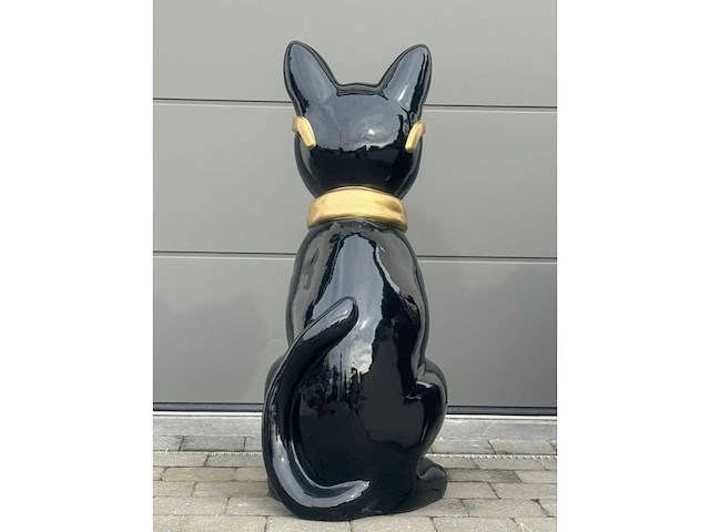 Kat met bril zwart/goud - afbeelding 3 van  3