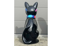 Kat met bril zwart/multicolor - afbeelding 2 van  5