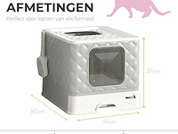 Kattenbak opvouwbaar 50x41x37cm - afbeelding 3 van  4