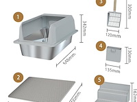 Kattenbak xxl - afbeelding 2 van  4