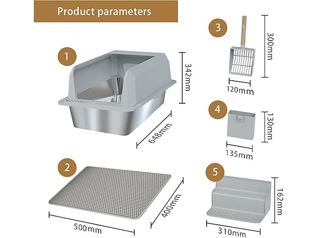 Kattenbak xxl - afbeelding 2 van  4