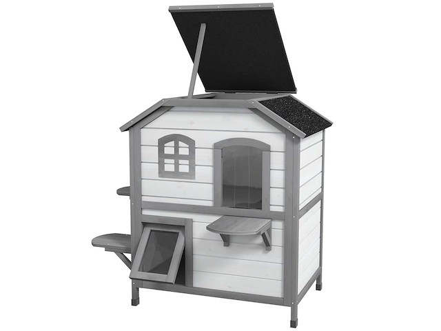 Kattenhuis kattenhuis-nis, 2 verdiepingen - afbeelding 3 van  7