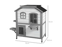 Kattenhuis kattenhuis-nis, 2 verdiepingen - afbeelding 4 van  7