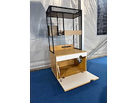 Kattenhuis meubel 60x60x130cm nieuw - afbeelding 1 van  3