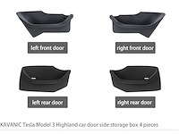 Kavanic tesla model 3 zij-opbergdoos - afbeelding 2 van  6