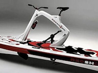 Kavel 1 red shark bike (waterfiets) nieuw