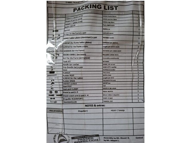 Kavel 1 red shark bike (waterfiets) nieuw - afbeelding 2 van  2