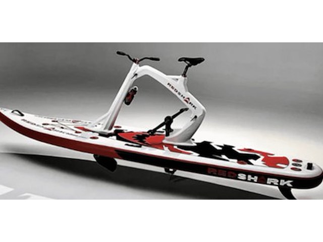 Kavel 2 red shark bike (waterfiets) nieuw - afbeelding 1 van  2