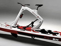 Kavel 3 red shark bike (waterfiets) nieuw