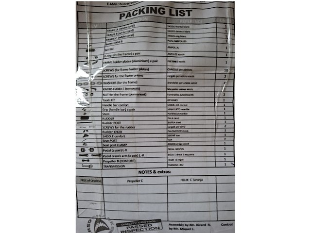 Kavel 4 red shark bike (waterfiets) nieuw - afbeelding 2 van  2