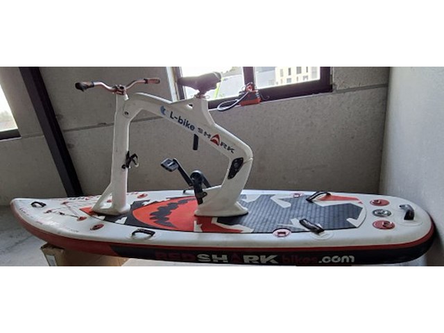 Kavel 6 red shark bike (waterfiets) 2 e hands - afbeelding 5 van  5