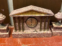 Kavel: schoorsteenmantelklokken en een pilaster - afbeelding 3 van  5