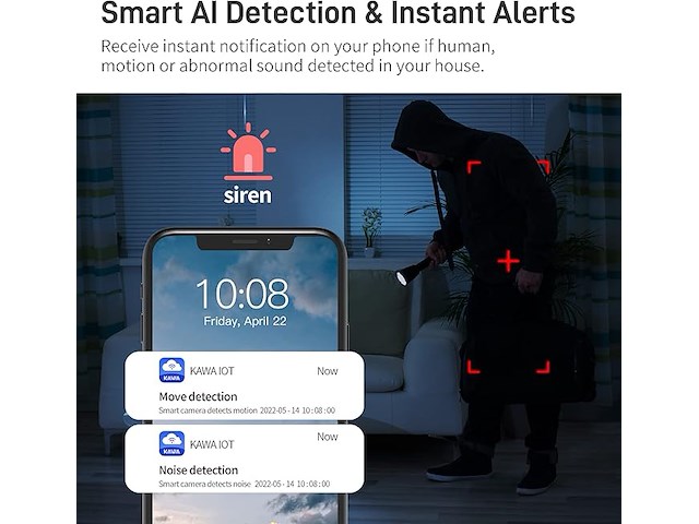 Kawa security solo indoorcam - afbeelding 4 van  7