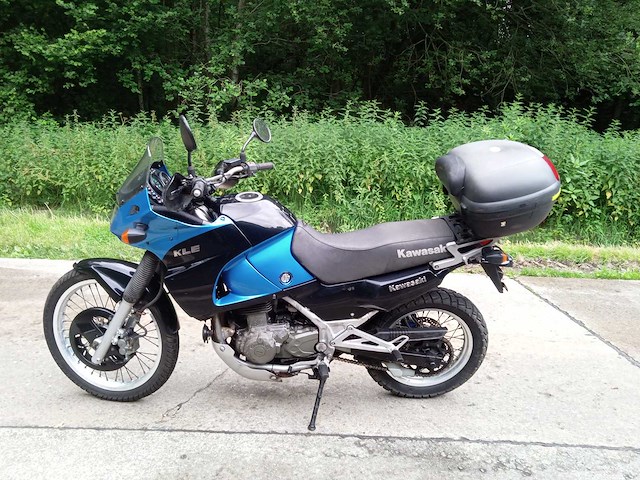 Kawasaki - kle 500 - motorfiets - afbeelding 2 van  8
