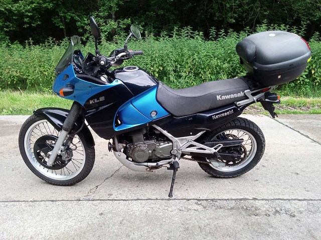 Kawasaki - kle 500 - motorfiets - afbeelding 6 van  8