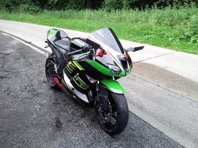 Kawasaki - ninja zx 6r - motorfiets - afbeelding 3 van  4