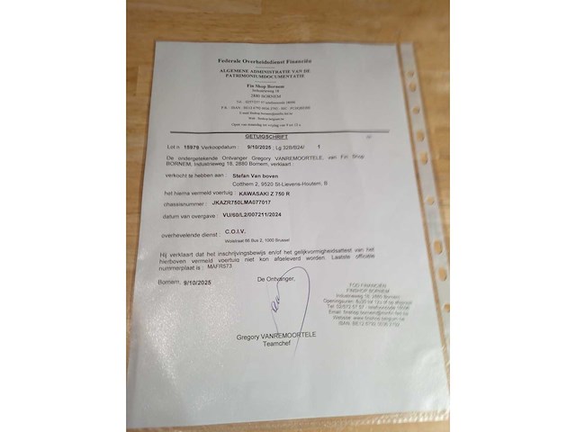 Kawasaki - z 750 - motorfiets - afbeelding 4 van  12